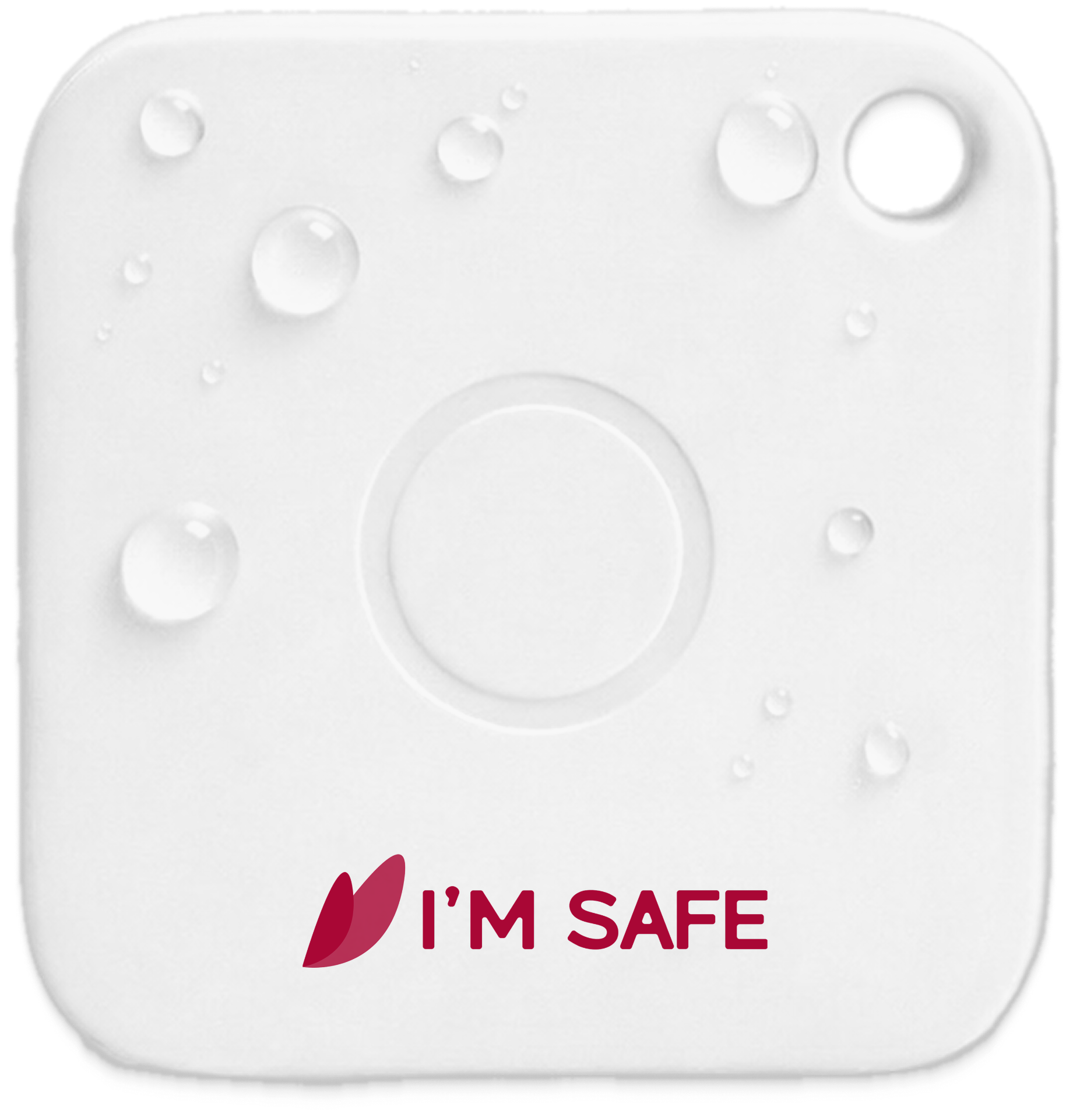 I'M SAFE Tag Pro in White