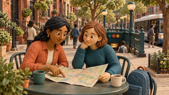 City guide illustration for United States